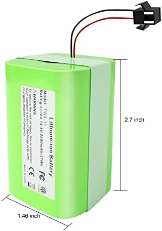 Литиево-йонна Акумулаторна батерия GL-GDD 37 W 2600 mah, Сменяеми Аксесоари за батерии, която е съвместима с много модели Robovac