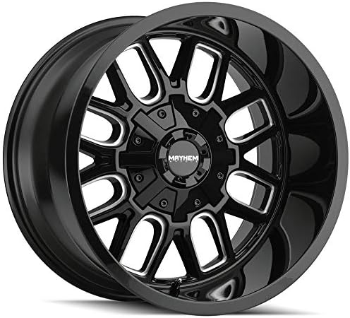 Mayhem 8107-2937BM18 Cogent 8107 Черен Гланц/Бланширан спици 20X9 6-135/6-139,7 от 18 mm, 106 mm