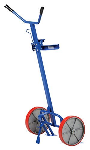 Количка с метална колело Vestil DBT-1200-P с Y-образна дръжка, с колела изработени от полистирол на стоманени колела, товароносимост 800 килограма, дължина 60 X широчина 29
