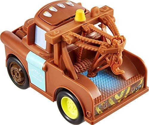 Дисни Car Toys Track Talkers Mater, 5,5-инчов, един Автентичен автомобил със Звукови ефекти на любим герой от филма пътна помощ, Забавен подарък за деца на възраст от 3 години и по-възрастни