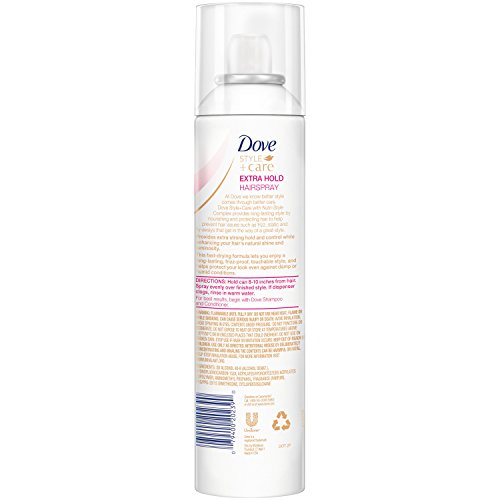 Лак за коса Dove Style + Care, сила и блясък, допълнителна фиксация 7 грама