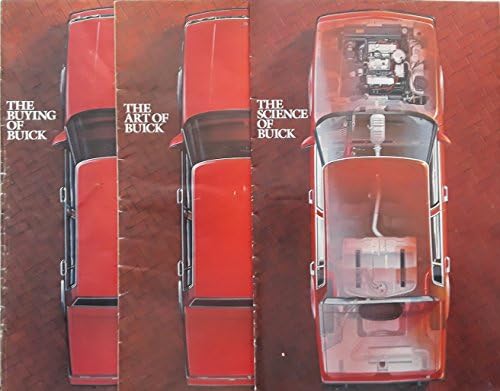 Оригинален Ретро Пакет брошури Buick Buyer's Guide 1985 г. съобщение за маркетинг и продажби