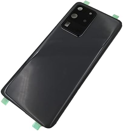 Подмяна на задното стъкло LiXiongBao Galaxy S20 Ultra за Samsung Galaxy S20 Ultra 5G Задната със Стъклен капак с предварително зададена обектива на камерата и тиксо + Инструменти (Phantom Black)