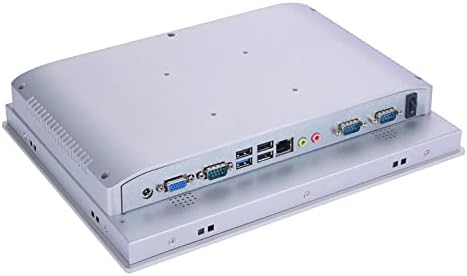 Промишлен панелен КОМПЮТЪР HUNSN с 12,1-инчов TFT LED дисплей, капацитивен сензорен екран с проекция 10 точки, Intel J1900, Windows 11 Pro или Linux Ubuntu, PW24, VGA, 4 x USB, LAN, 3 x COM, 4G RAM, SSD 64G