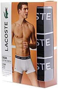 Мъжки Ежедневни Класически Топене на Lacoste от 3 опаковки на памук-стрейча