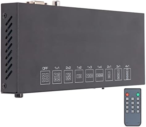 4-Портов Мултимедиен интерфейс HD Video Splicer, 300 Mhz, Щепсела и да играе Процесор, видео изображения с висока разделителна способност с по-висока резолюция за конференции (штепсельная щепсел САЩ)