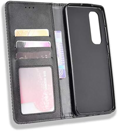 Калъф HualuBro Xiaomi Mi Note 10 Lite, устойчив на удари чанта-портфейл от изкуствена кожа в ретро стил, Панти калъф-книжка с отделения за карти и магнитна закопчалка за телефон Xi
