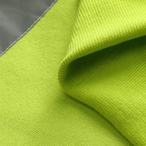 Яке-бомбер WENKOMG1 Hi Vis, Клас 3, Защитно Светоотражающая Hoody с джоб, стандарти ANSI / ISEA,