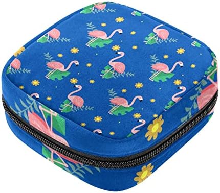 Чанта за грим Blue Flamingo, Косметичка, Преносим Чанта за Тоалетни принадлежности за жени и Момичета