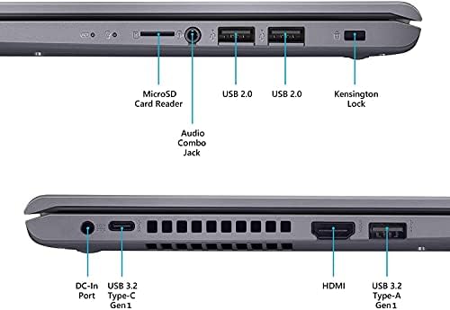 Лаптоп Asus 2022 VivoBook, сензорен екран 15,6 FHD, Intel Core i3-1115G4 (Beats i7-8550U), 20 GB оперативна памет, 512 GB PCIe SSD, отпечатък от пръст, дълго време на автономна работа, звук SonicMaster, тънък и лек,