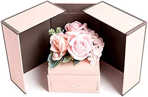 YASEZ box Handle - Дървена Ковчег за Бижута, Органайзер, Колиета, Пръстени, Обеци, Дисплей за съхранение на Бижута, Чудесен подарък за Жени, Момичета, Дами