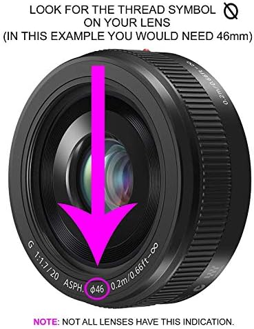 Сенник за обектив обектива (под формата на лоба) (77 мм), съвместима с Canon EOS 80D