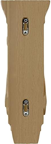 Ekena Millwork COR04X08X13 Големи Корнизи от дърво във формата на Смокинови листа, 4 3/4 W x 8D x 13 1/4В, Череша