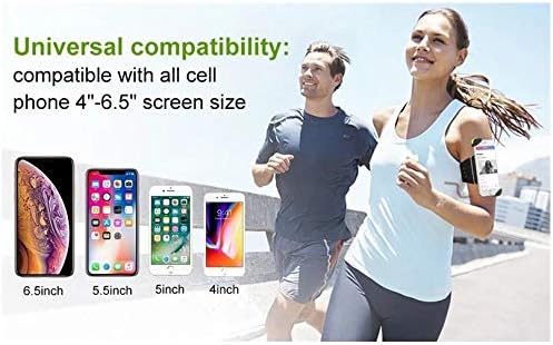 Кобур за iPhone 6 Plus (Кобур от BoxWave) - Превръзка FlexSport, Регулируема превръзка за тренировки и тичане за iPhone 6 Plus, Apple iPhone 6 Плюс - Ярко-зелен
