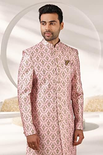Индийски Етническа Кралската Дизайнерски Фестивал Сватбена Традиционното Облекло на Младоженеца Sherwani за Мъже