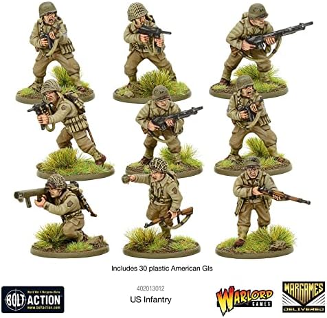 Wargames връчиха комплект за рисуване на миниатюри Army Painter и Болт Action Miniature Bundle Starter Selection, както и набор на пехота на САЩ
