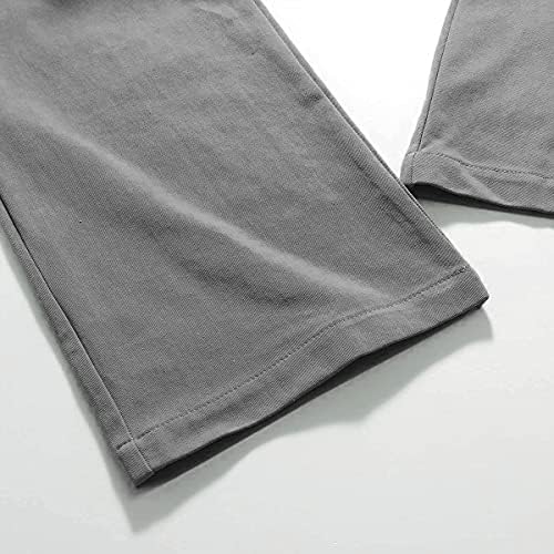 IDEALSANXUN Мъжки Дънкови Панталони на Свободния Намаляване с Еластична гумена лента За кръста, Ежедневни Обикновена Дънкови Панталони