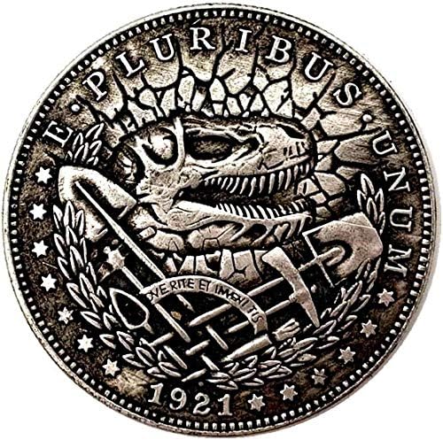 Монета На Повикване 1921 Американска Коледна Монета Стара Мед, Старо Сребро Възпоменателна Монета Копие Колекция Бижута Подаръци Колекция От Монети