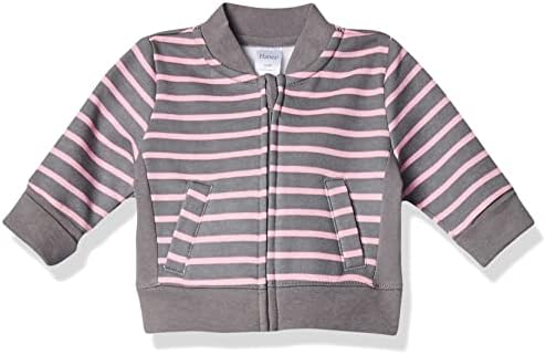 Детска руното яке Hanes, 4-Лентови еластична hoody Zippin®