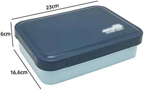 XDCHLK Обяд-бокс Японски преносим пакетиран обяд-бокс за микровълнова отопление на квадратен контейнер окото кутия за съхранение на продукти (Цвят: C размер: както е показано на фигурата)