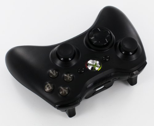 Промяна контролер Xbox 360 Clear Black ABXY 30 с модами Rapid fire, Drop Shot, Jump Shot и други + БЕЗПЛАТЕН Калъф