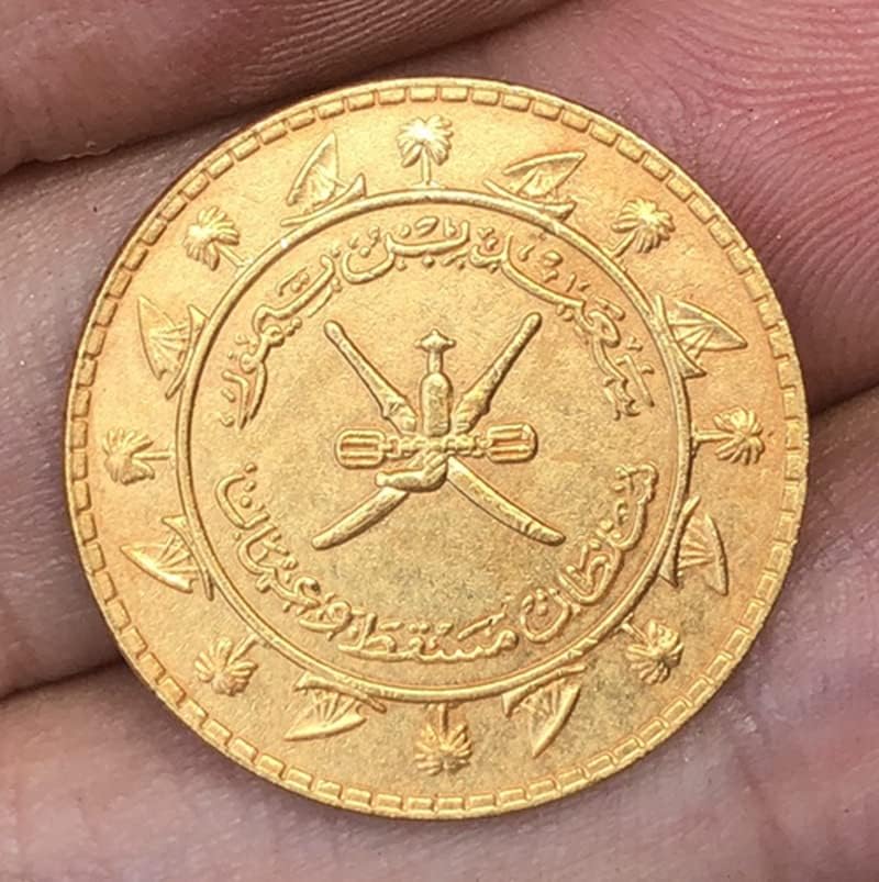 Монети от Чиста Мед С Gilding, Антични Сребърни Доларови Монети, монета Събиране на Оман