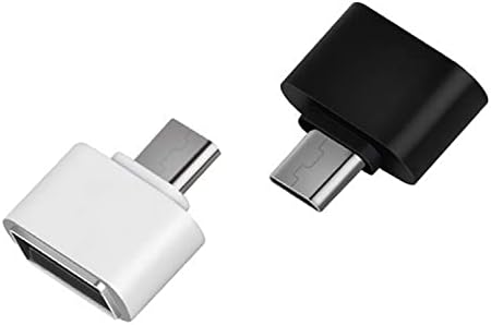 USB Адаптер-C за свързване към USB 3.0 Male (2 опаковки), съвместим с Samsung Galaxy S22 Ultra 5G, дава възможност за добавяне на допълнителни функции, като например клавиатури, флаш памети, мишки и т.н. (Черен)