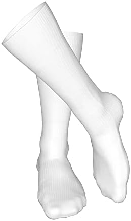 Компресия чорапи qkwlo Mermaid Silver Glitter с пайети за жени и мъже, Циркулация на 15-20 мм живачен стълб.календар. -най-добрата подкрепа за бягане в Колело, 19,5
