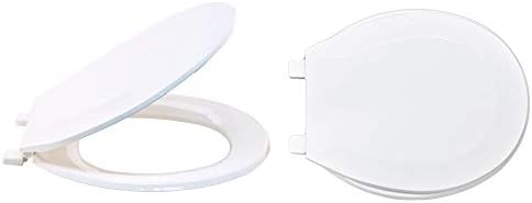 Пластмасова Седалка за тоалетна EZ-FLO 65903, Удължавам, Бяло, 1 x 14 x 20