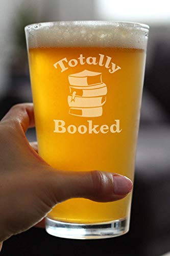 Изцяло направена - Пинтовый чаша за бира - Сладки, забавни подаръци Книжния клуб за любителите на четене и весели библиотекари - 16 грама