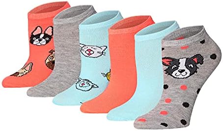 Дамски чорапи Tipi Пръсти, 12 Чифта Чорапи с Дълбоко деколте и окраската, Без показване