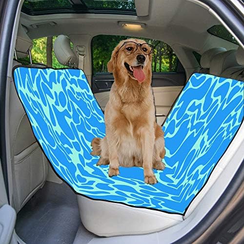 Калъф за седалка кучета ENEVOTX Обичай Стил Дизайн на Lian Yi С ръчно рисувани Печат, Покривала за автомобилни седалки за Кучета, Водоустойчива Нескользящие Трайни Меки Седалки за кола за домашни любимци, Хамак
