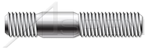 (200 броя) M5-0,8 X 16 mm, по DIN 939, Метричен, Шипове, Двустранни, Диаметър ввинчиваемого края на 1,25 X, Неръждаема стомана А4