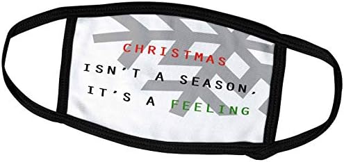 Цитат от сборника 3dRose Тори Ан - Коледа - ТОВА НЕ е Време на годината, ТОВА чувство - Маска за лице (fm_224603_2)