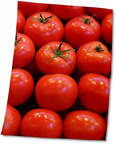 3. Храни и напитки Drose Florene - Близък план Сочни Червени домати - Кърпи (twl-80470-1)