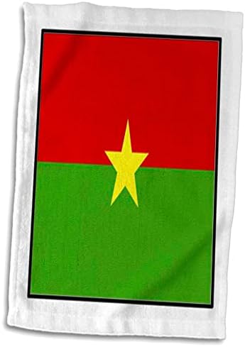 3 Копчета с флага на света Drose Florene - Снимка Копчета с флага Буркина Фасо - Кърпи (twl-80925-1)