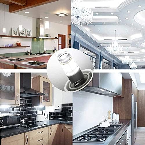Led лампа Mhxy G8 без регулиране на яркостта, цокъл тип T4 Bi-Pin JCD, Дневна светлина 6000 До бели на цвят, замяна на халогенни капацитет 30-35 W за осветление под шкаф, за осветление на кухнята под мивката (5 бр)