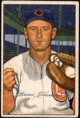 1952 Боуман 88 Брус Едуардс Чикаго Къбс (Бейзболна картичка) VG Cubs