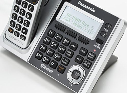 Стационарен телефон Panasonic KX-TGF370S DECT 6.0 с 1 тръба (обновена)