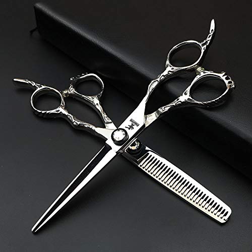 ФОМАЛЬГАУТ Япония 440C стоманени фризьорски ножици 6 инча набор от фризьорски ножици 17,5 см сребърни ножици