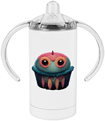 Хубава Чаша за Потягивания Кексчета - Cupcake Monster Baby Sippy Cup - Графична Чаша За Потягивания кексчета
