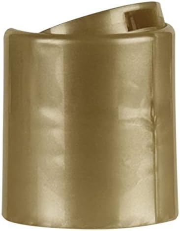 Кръгли бутилки Cosmo по 2 унции Празни от PET пластмаса за Еднократна употреба, които не съдържат BPA, със Златни Прижимными капачки (опаковка от 12 броя) (кехлибар)