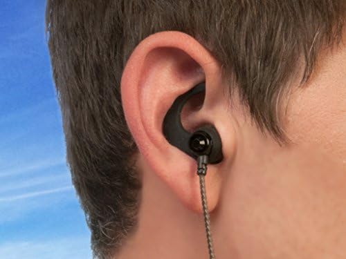 Спортни ръкохватка за слушалки Far End Gear BudLoks за слушалки-обшивки и ушни канали, Черен