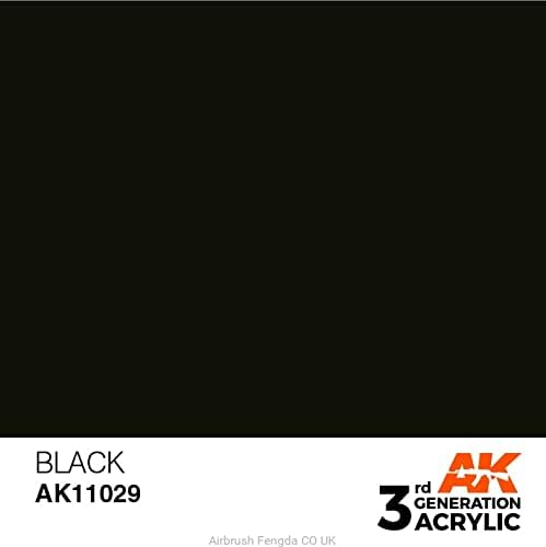 Акрил AK 3Gen AK11029 Черен (17 мл)