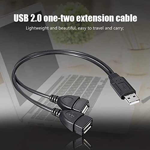 Кабел за предаване на данни с Двойно USB мъж до Жена Удобен Преносим USB-Кабел за зареждане USB 2.0 Удлинительный кабел