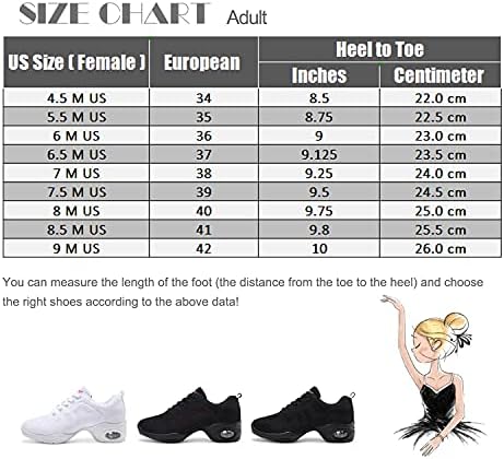 CERYTHRINA/ Женски Джаз обувки, Маратонки дантела, Съвременни Танцови Обувки На платформа, Танцови обувки