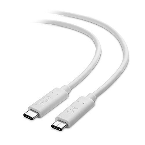 Кабел има значение [USB-АКО е сертифицирана] кабел мощност 100 Вата от USB C до USB C дължина 6,6 фута за MacBook Pro / Air, iPad Pro (кабел за зареждане USB C, захранващ кабел, USB C) с храненето 100 W бял цвят (USB