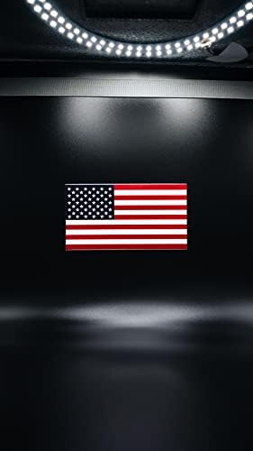 Двойка на стикери с надпис Американски флаг 3 X5 Произведено в САЩ. Вырезанная ръчно и доказана най-Добрата Стикер с Флага на сащ