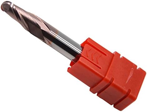 Радиус на рязане Wokesi 2 2,5 3 4 5 мм, Комплект края на ножовете с отточна фитил, Опаковка от 5 броя, Дължина на Std, HRC55, 2 канала, С покритие TiAlN, Метрични, Видий за Фрезоване на Профилирующие инструменти с ЦПУ(2+2.5+3+4+