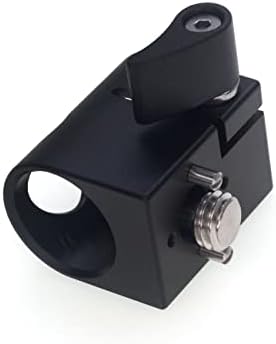 Скоба за закрепване на пръта SZJELEN 19 мм с винт 3/8 със защита от усукване, за да се ARRI RED Sony Camera Link Wireless Follow Focus Motor, Скоба на камерата с един стълб (черен)